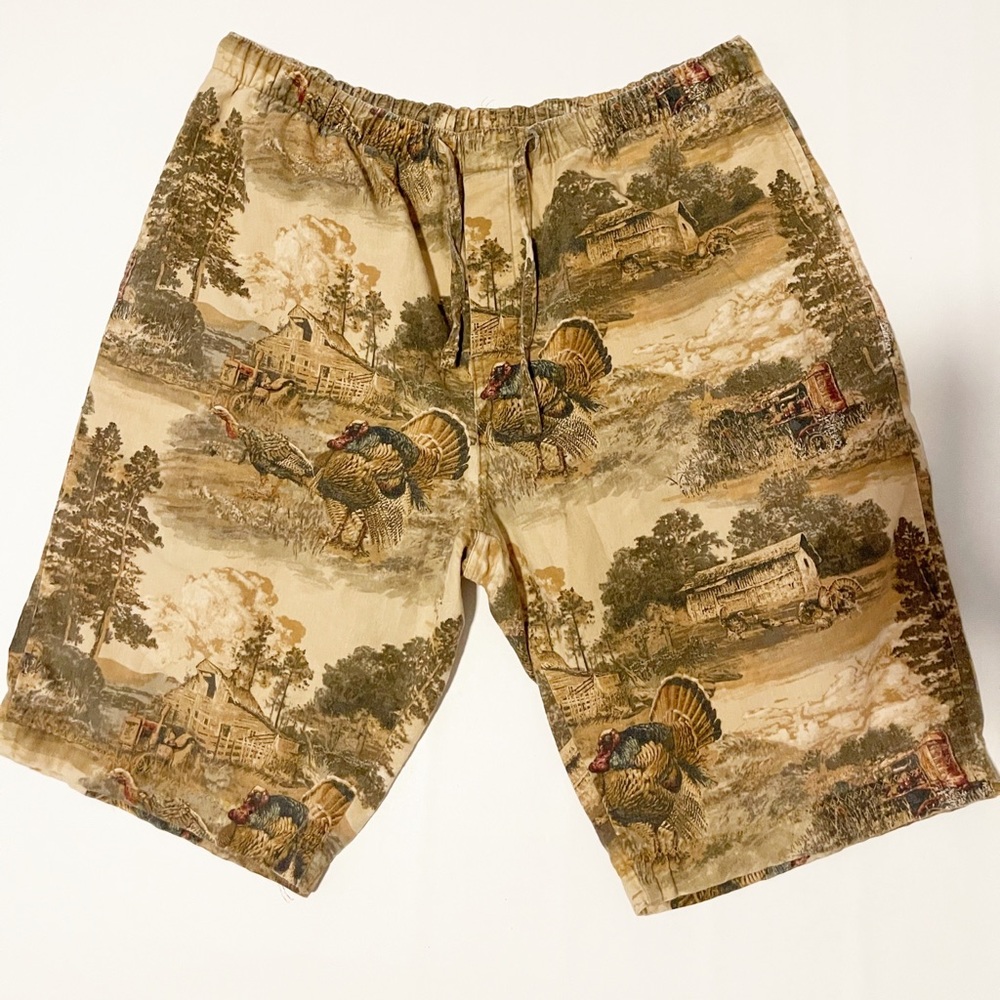 North River printed shorts size L